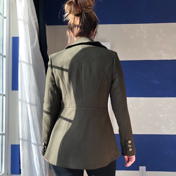 Forever 21 NWOT Forest Green Blazer/Jacket - Picture 2 of 6